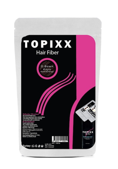 Topixx Hair Fiber 100 Gr. Saç Tozu Koyu Kahve/dark Brown Topik Ekonomik Boy