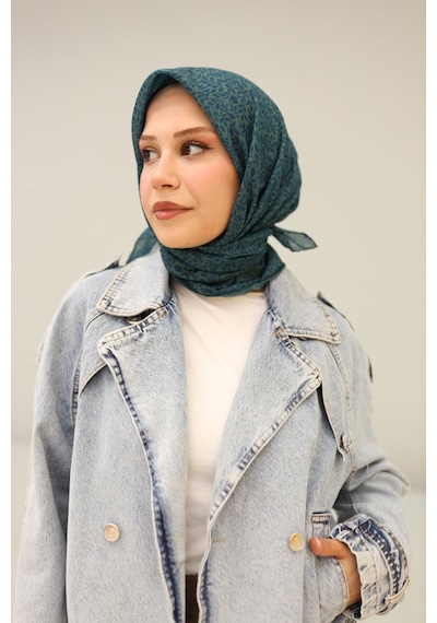 Silk Home Soft Eşarp 73066-32 KOYU YEŞİL
