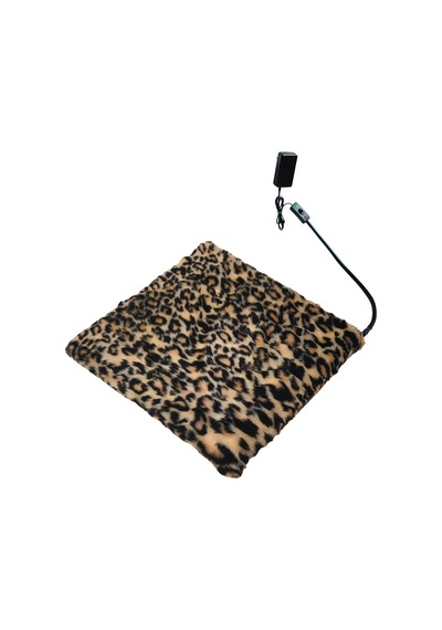 Peluş Isıtıcılı Kedi Köpek Minderi Kedi Isıtıcı Minder Isıtmalı Kedi Minderi 12volt 45x45cmx4cm