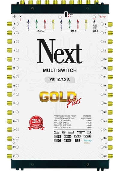 Next 10/32 Multiswich + Adaptör