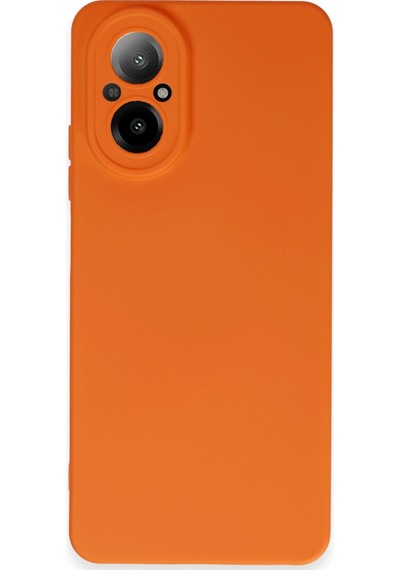 Realme 12 Lite Uyumlu Kılıf Nano İçi Kadife Silikon - Turuncu