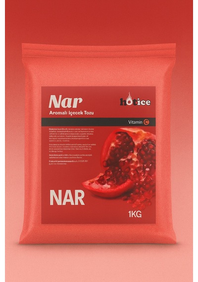 Hotıce Nar Aromalı İçecek Tozu 1 KG