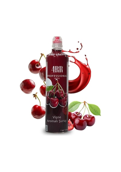 Vişne Aromalı Tropikal İçecek & Kokteyl Şurubu 750 Ml