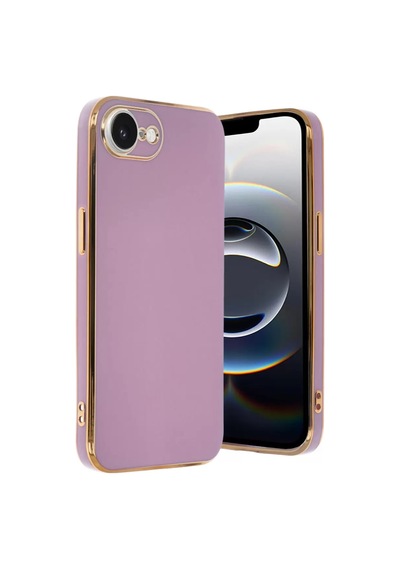 Newface Apple İphone 16e Kılıf Volet Silikon - Mor