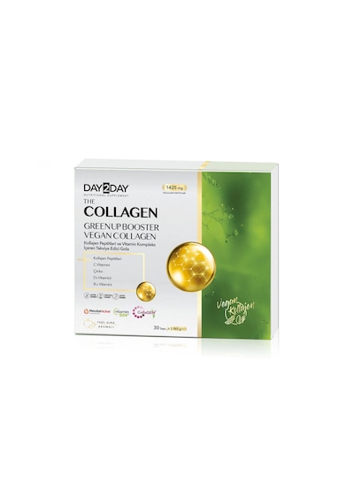 Day2day The Collagen Booster Vegan Collagen Yeşil Elma Aromalı 30 Saşe Takviye Edici Gıda