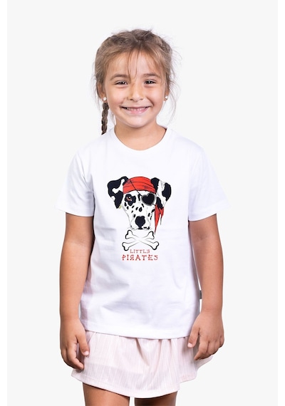 Little's World Prate Dog Çocuk Tshirt Beyaz