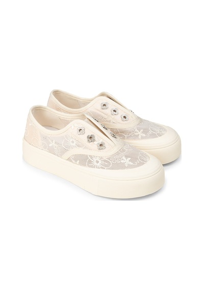 Deery Kadın Bej Dantelli Sneaker Ayakkabı - K0523zbejc01 Bej
