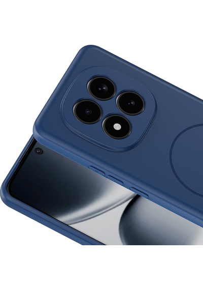 Maks Technology Redmi Note 15 Pro 4g Kılıf M-safe Şarj Özellikli Mkst Meta Kapak - Lacivert