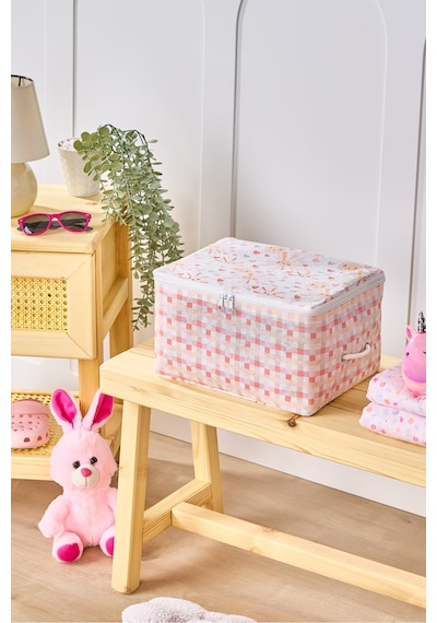 Serstil Little Sun Serisi Tavşan Desenli Keçe Fermuarlı Çocuk Mini Hurç 30x22x18 Cm