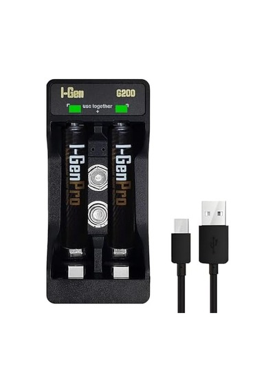 I-gen Batteries G211 2'li Aa/aaa/9v Pil Şarj Aleti + 2 Adet Aaa Pro 1100 Mah 1.2v Ni-mh Ince Şarjlı Kalem Pilli Set