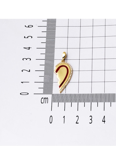 Bilezikci 14 Ayar Yarım Kalp Altın Kolye Klhas14k29399