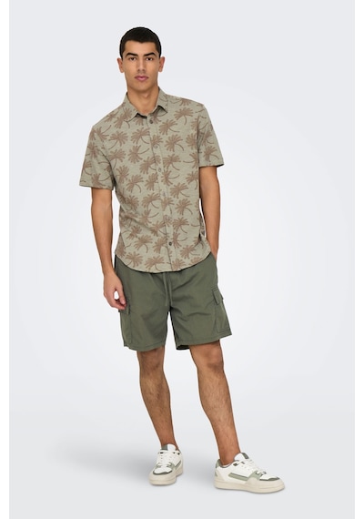 Only & Sons Only&sons Onskal Cargo 0287 Shorts Yeşil Erkek Şort Yeşil