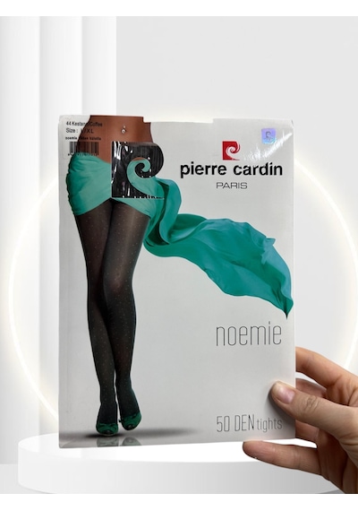 Pierre Cardin Paris Noemie 50 Den Puantiyeli İnce Şık Külotlu Çor Kestane