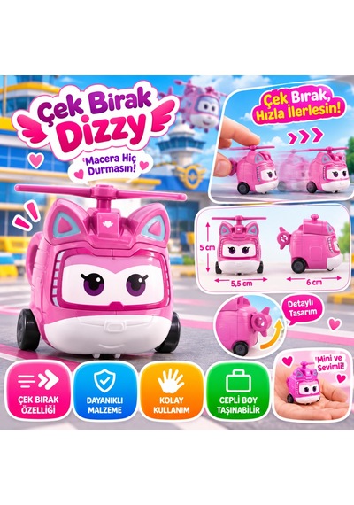 Trendexa Harika Kanatlar Çek Bırak Dizzy Mac Standart