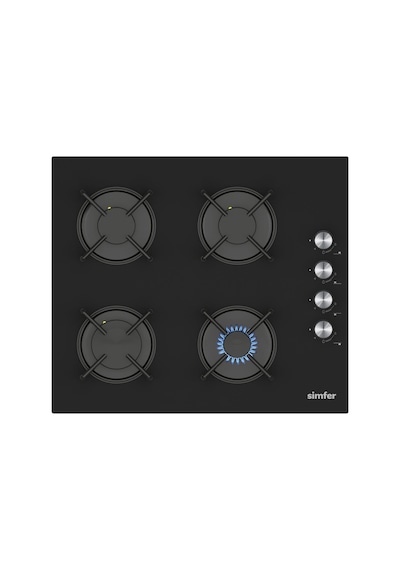 Simfer 0+3 Fonksiyon 8270 Fırın + 3046 Ocak Mekanik Siyah 2'li Ankastre Set