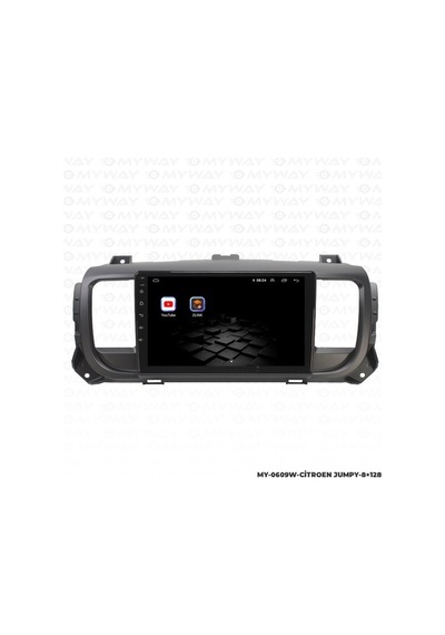 Myway Citroen Jumpy Android Multimedya Carplay Navigasyon Ekran - 8gb Ram+128 Gb Hdd - Myway