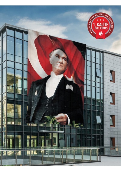 Atatürk Bayrağı 400x600 Cm - Raşel Kumaş 1. Kalite No14 400 x 600 CM