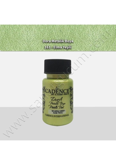 Cadence Dora Simli Metalik Boya 50 Ml. 161 Elma Yeşili
