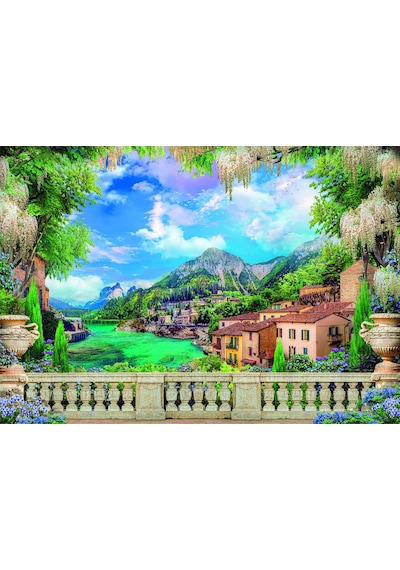 Clementoni 3000 Parça Lush Terrace On Lake Puzzle