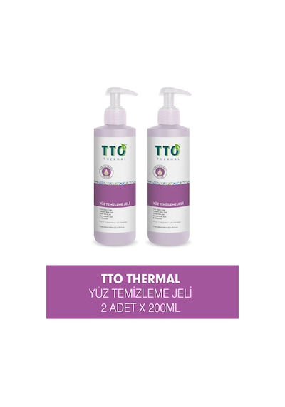 TTO Thermal Yağlı ve Karma Ciltler için Yüz Temizleme Jeli 2 x 200 ML