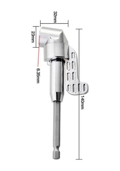 12 Parça 1/4'' Bits Uç ve Köşe Vidalama Adaptörü Seti