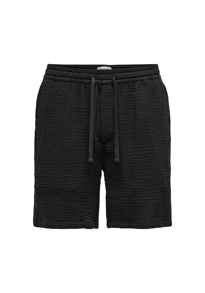 Only & Sons Only&sons Onstel-pas 0158 Shorts Siyah Erkek Şort Siyah