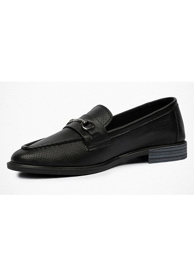 Greyder 59017 Zn Deri Comfort Casual Kadın Ayakkabı Siyah