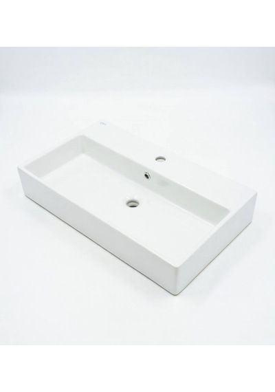 Ideal Standard - Tezgah Üstü Lavabo Batarya Delikli 70x42 Cm Beyaz - Z250801-