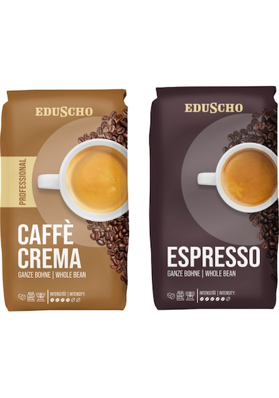 Tchibo Eduscho Espresso Prof. Çekirdek Kahve 1 KG +  Eduscho Caffe Crema Prof. Kahve 1 KG