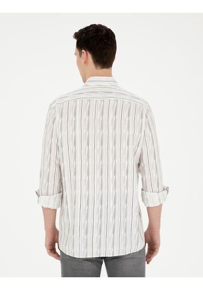 Pierre Cardin Erkek Siyah Gömlek Desenli 50283508-vr046 Siyah