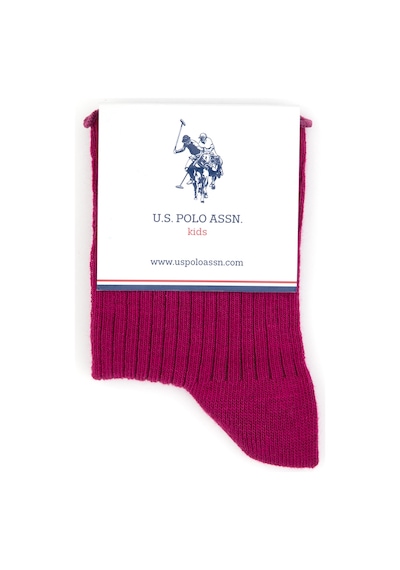 U.s. Polo Assn. Kız Çocuk Fuşya Çorap Soket 50318075-vr023 Fusya