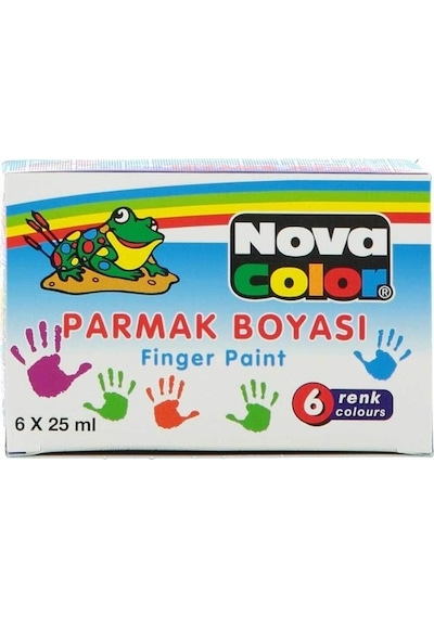 Nova Color Parmak Boyası 25cc 6'lı  Nc-138