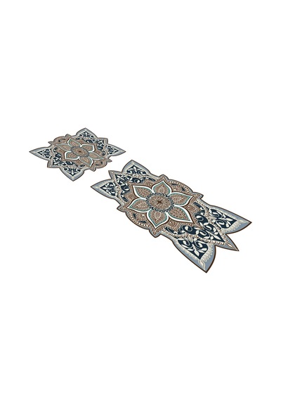 Alanur Açelya Lazer Kesim 2 Li Banyo Takimi St210143kr Turkuaz