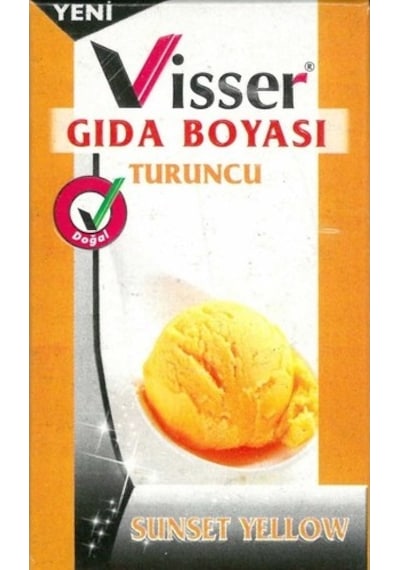 Visser Toz Gıda Boyası Turuncu 9 G