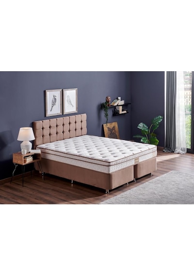 Nironyatak Çift Kişilik Full Ortopedik Yatak 150X200 Aloe Vera Kumaşlı Helen