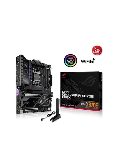 Asus Rog Crosshaır X870e Apex Ddr5 Typec 2x Pcıe 5.0 Am5 Atx