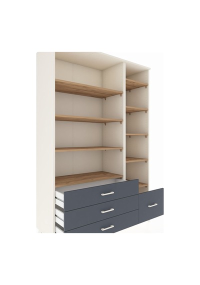 Hyperion Dolap 9 Raflı 4 Çekmeceli 132x44x195 Aytaşı-çam/ant... Aytaşı
