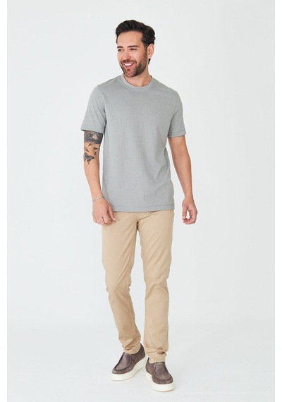 Koyu Bej Tencel Kumaş Yazlık Erkek Chino Pantolon Kum