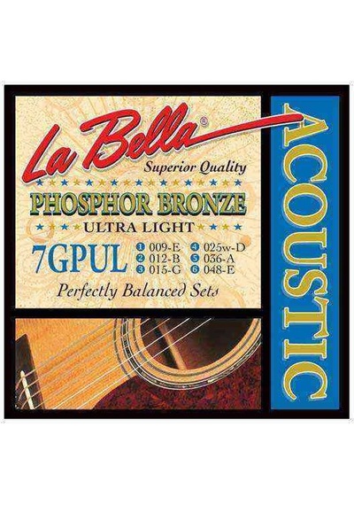 Gitar Aksesuar Akustik Tel Labella 7gpul 0,9