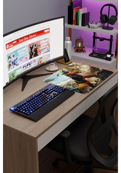 Dying Light Kaymaz Dikişli Kauçuk Oyuncu Mousepad V2 - 48x40 Xl Gaming Mouse Pad Fare Altlığı