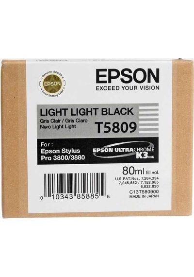 Tonersepeti Epson T5809 C13t580900 Açık Açık Siyah Kartuş
