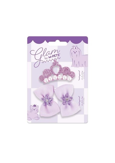 M-pets Glam Köpekler İçin Aksesuar Toka Kırmızı Purple Mor