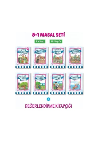 Mavi Deniz Yayınları 1. Sınıf Hikaye Seti 8+1