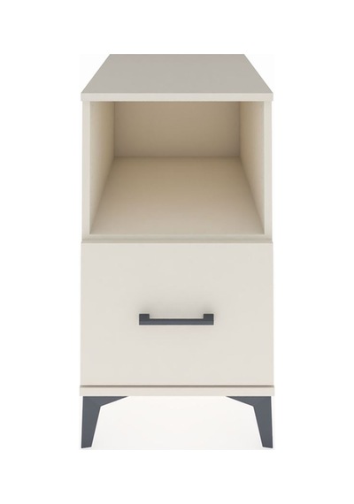 Kronos Komodin Tek Raflı Tek Çekmeceli 44x59x80 Aytaşı-aytaşı Aytaşı
