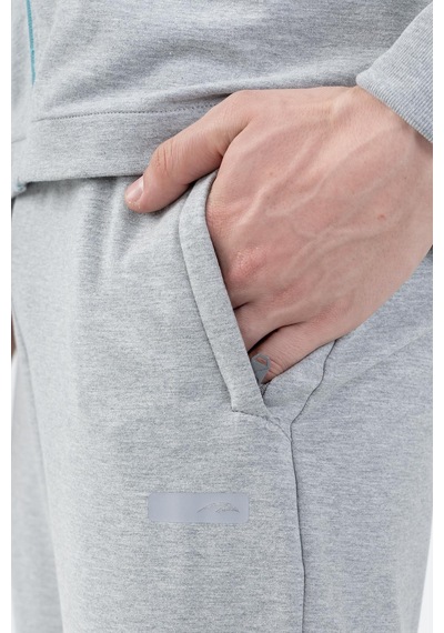 Maraton Sportswear Comfort Erkek Kapşonlu Dar Paça Reglan Kol Basic Turkuaz Eşofman Takımı 22309-turkuaz Turkuaz
