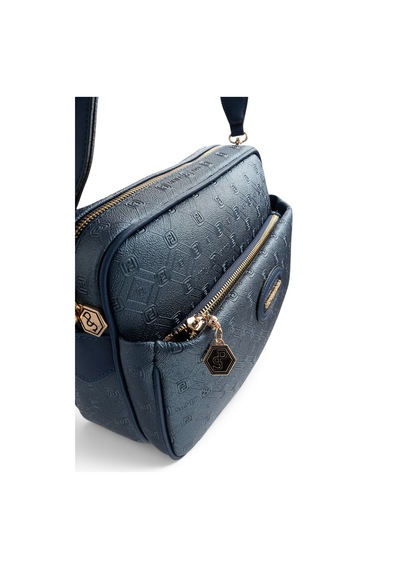 Silver & Polo Silver Polo Lacivert - Lacivert Logolu Kadın Çapraz Çanta Sp1267