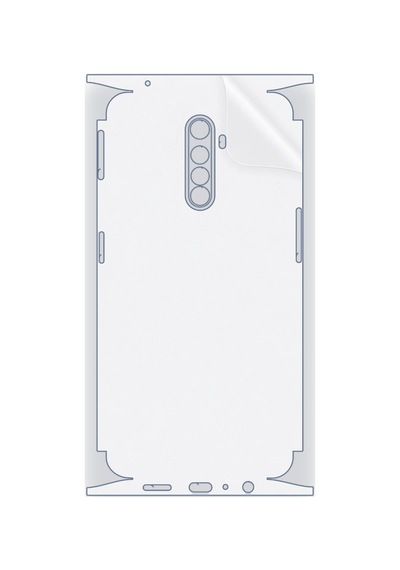 Realme X2 Pro Uyumlu Fullbody Arka Kaplama Hidrojel Koruyucu Film