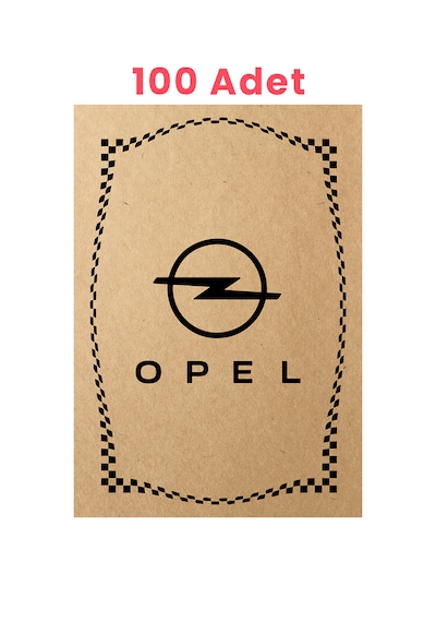 Kraft 120gr Opel Oto Paspas Kağıdı 100 Adet - 35x50cm - Kalın