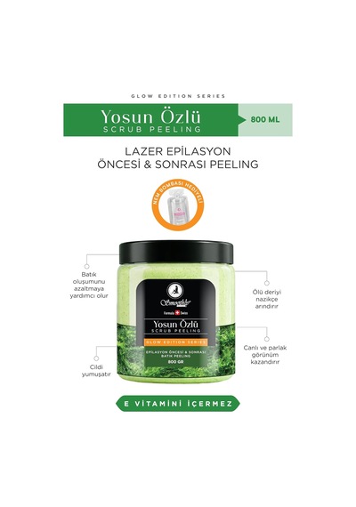 Smoothly Doğal Yosunlu Canlandırıcı & Yumuşatıcı El Ayak Ve Vücut Bakım Peelingi 800gr