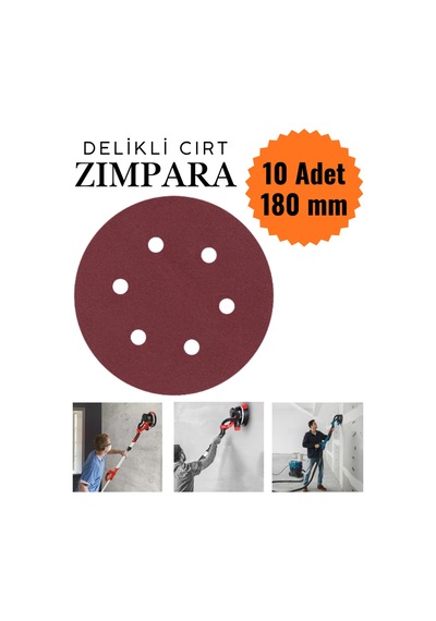 10 Adet Delikli Cırt Zımpara 180 Mm - Spiral Taşlama Uyumlu 100 Kum Zımpara Kağıdı Duvar Zımparası Velcro Sanding Disc 180mm 10 Adet Delikli Cırt Zımpara 180 Mm - Spiral Taşlama Uyumlu 100 Kum Zımpara Kağıdı Duvar Zımparası Velcro Sanding Disc 180mm
